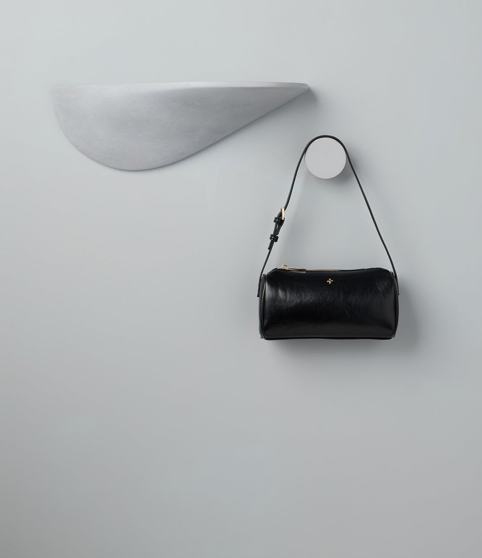 Punchy Black Shoulder Bag