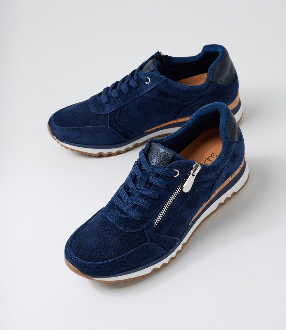 Deliah Navy Mix Sneakers