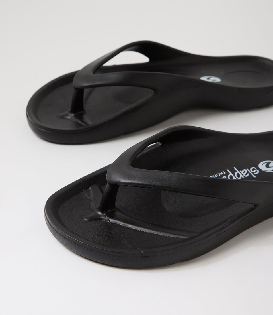 Slappas Black Eva Thongs
