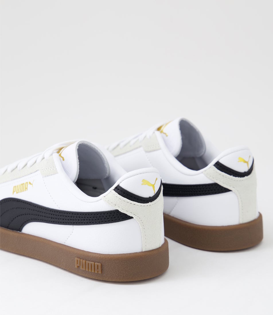 Club 2 Era Junior White Black Suede Sneakers