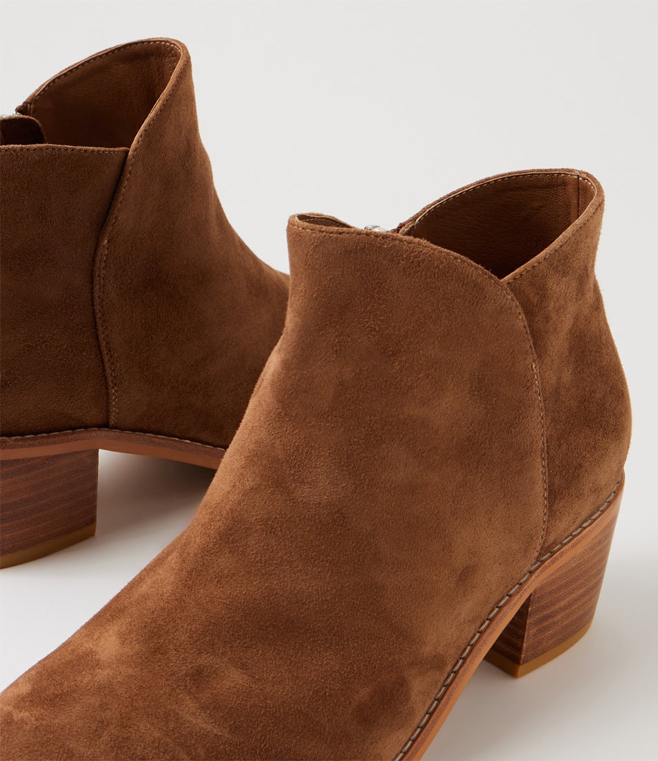 Roxol Xw Nutmeg Suede Ankle Boots