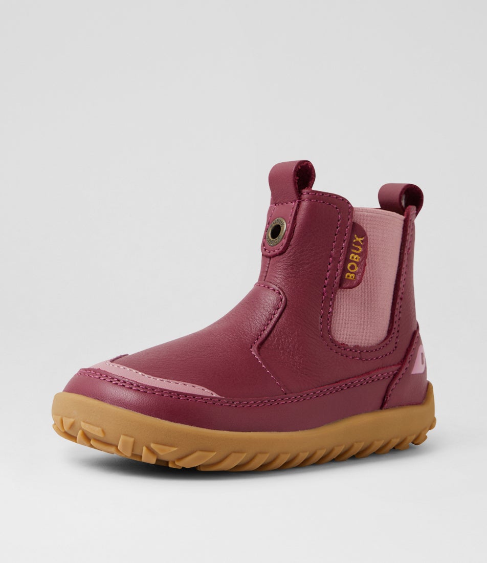 Su Trail Pre Walker Beaujolias Leather Ankle Boots