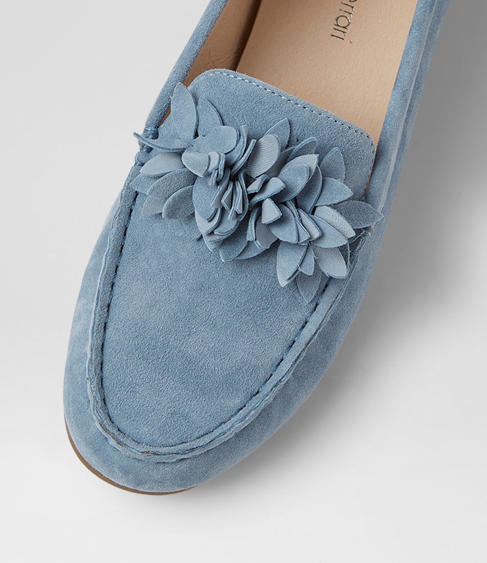 Errin Denim Suede Loafers