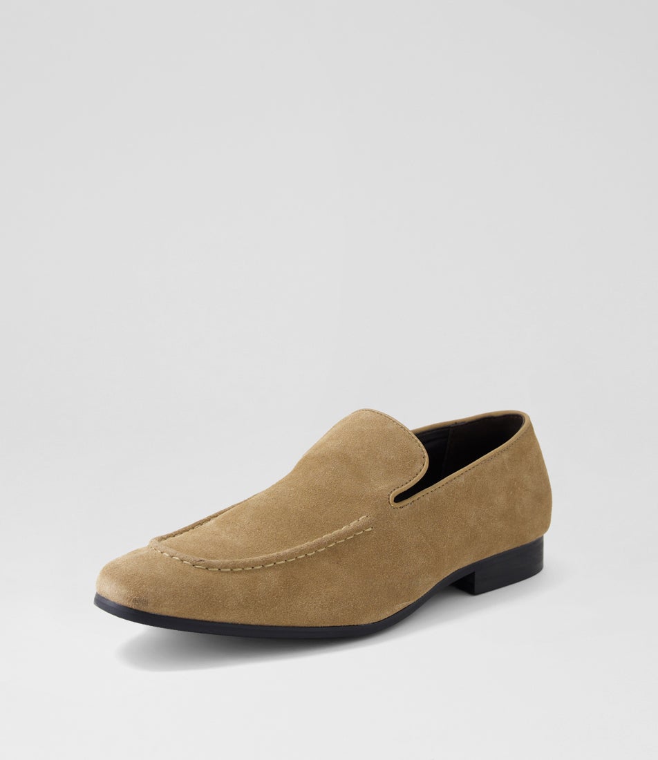Greshay Taupe Suede Flat Shoes Greshay Taupe Suede Flat Shoes