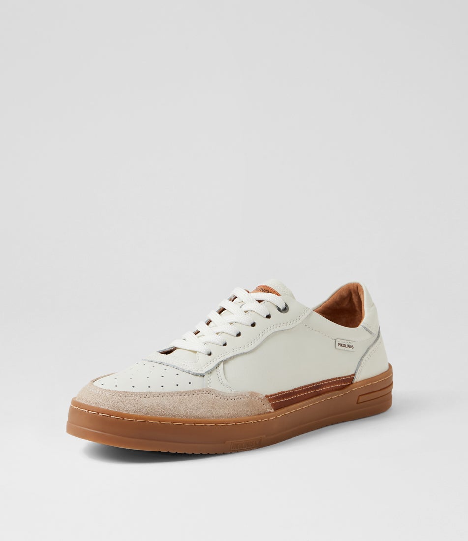 Xativa 83 Off White Leather Sneakers