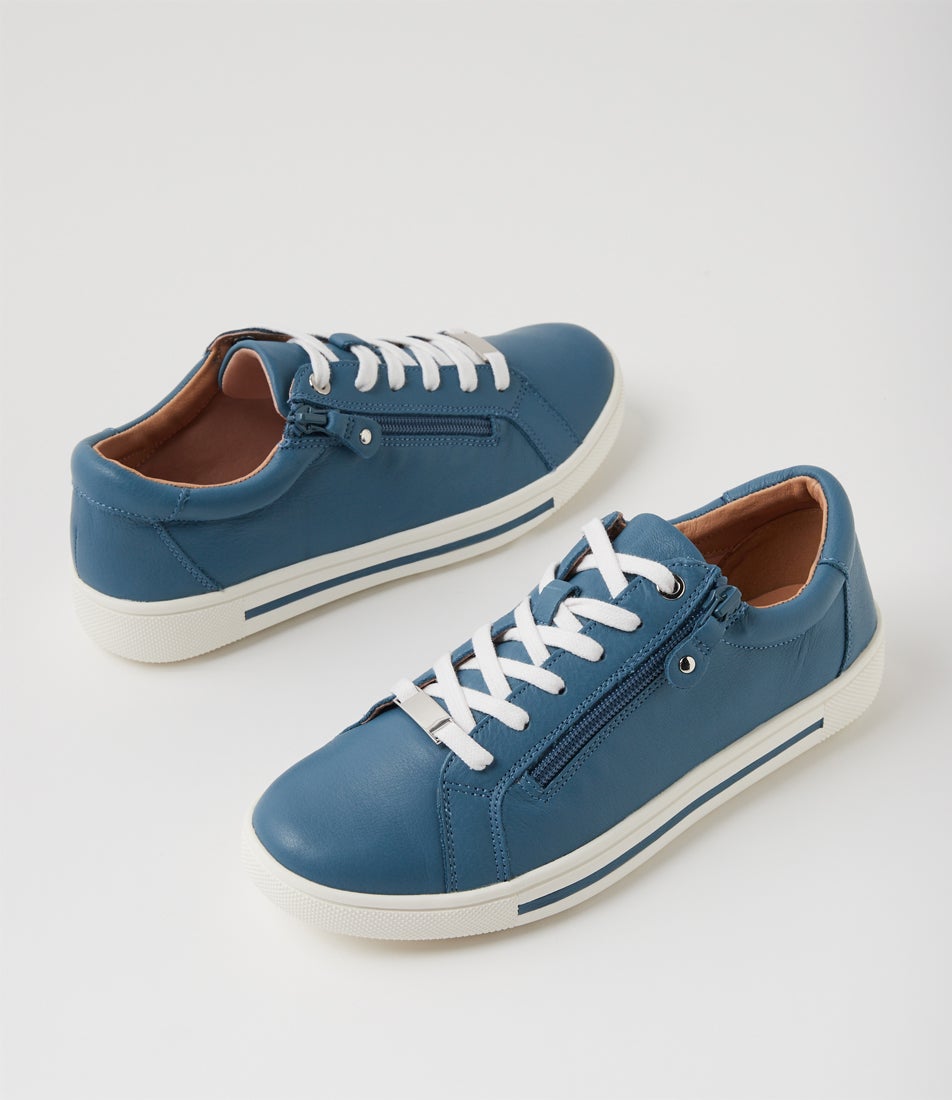 Evone Denim Leather Sneakers