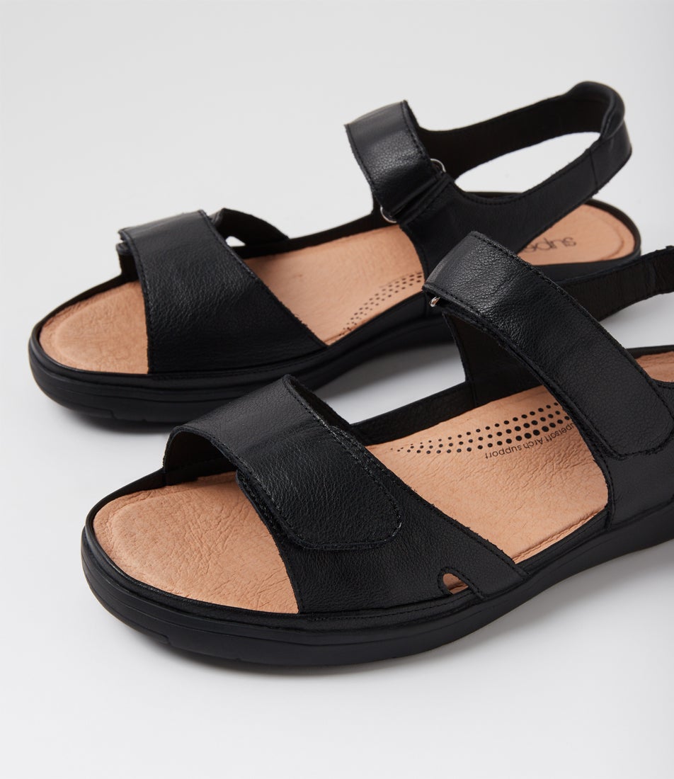 Kendals Black Leather Sandals Kendals Black Leather Sandals