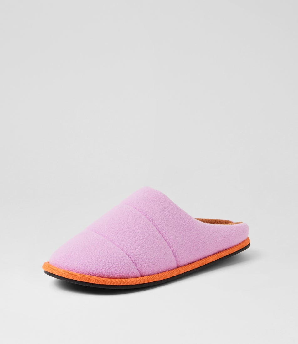 Cloud Orchid Orange Fabric Slippers