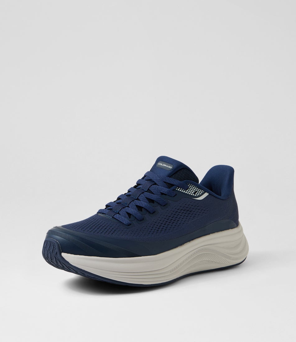 Command Navy Knit Sneakers