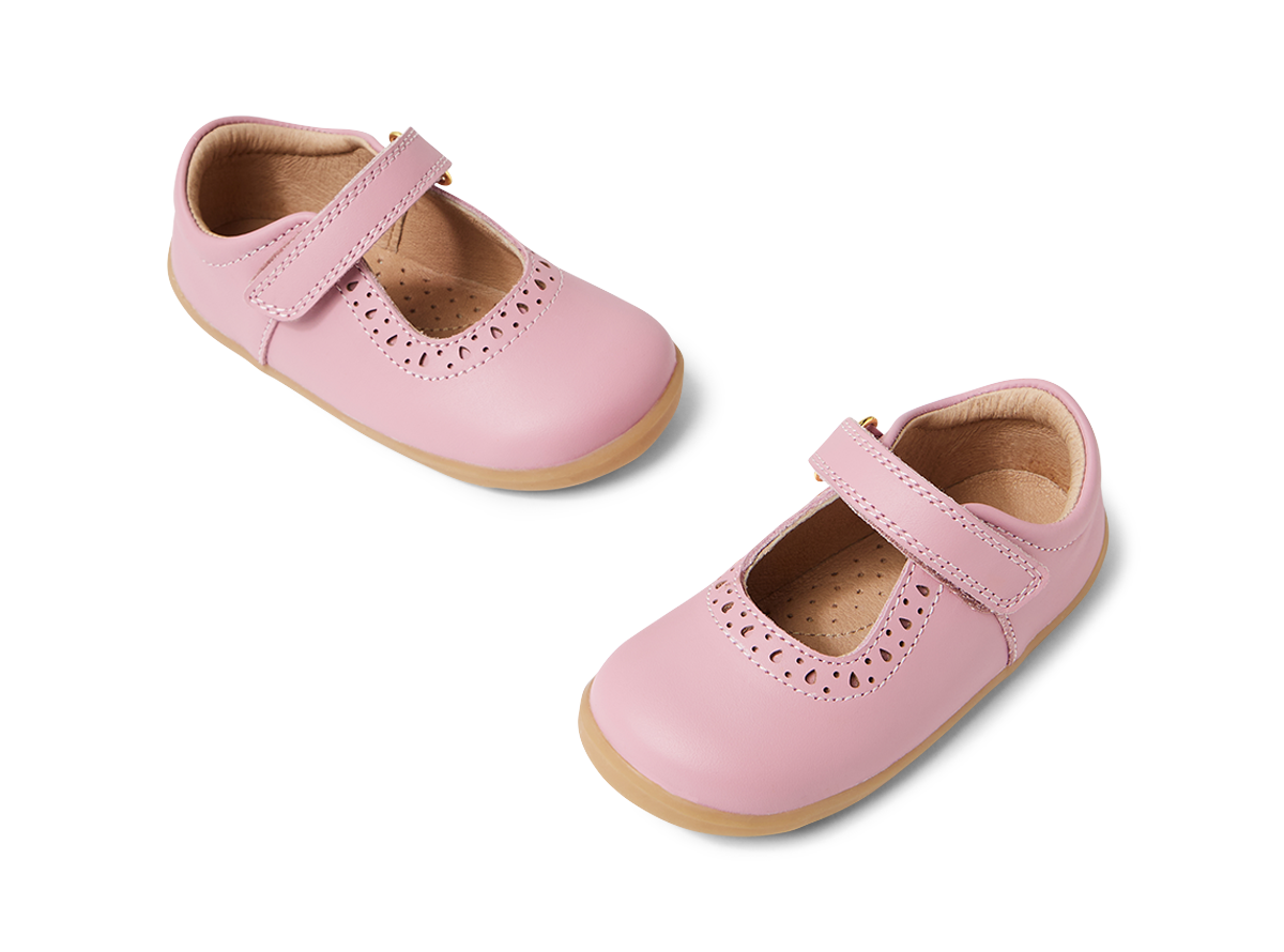 Su Lola Lilas Leather Flat Shoes