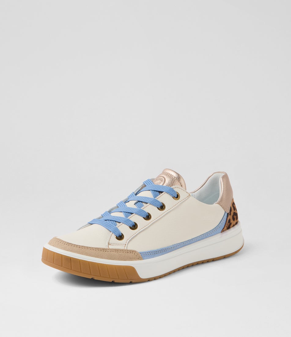 Rom 04 Sand Multi Leather Sneakers