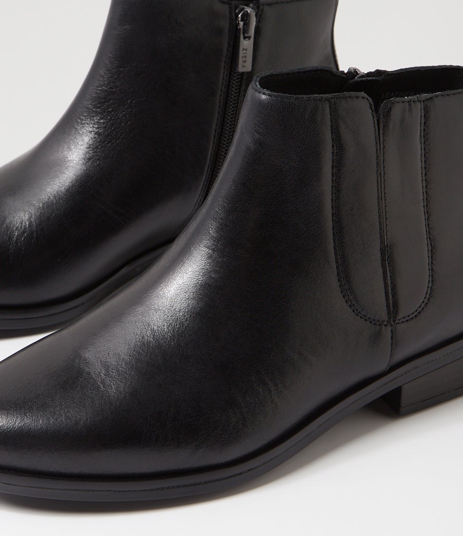 Sayeko Xf Black Leather Chelsea Boots