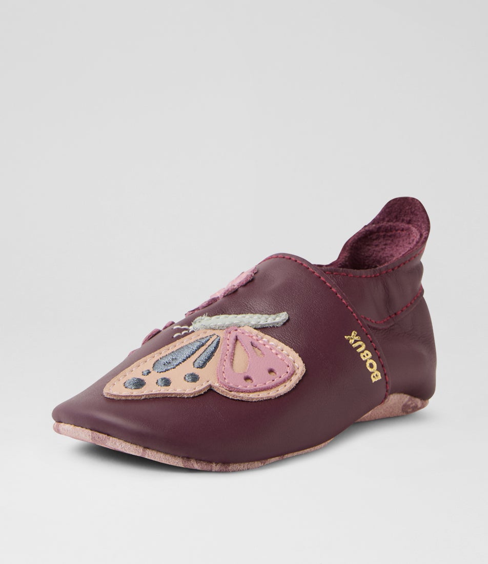 Ss Athalia Infant Fig Leather Flat Shoes
