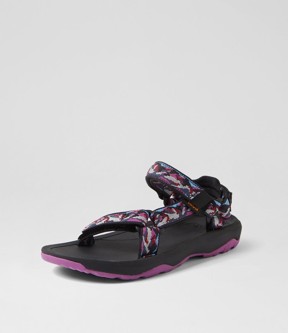 Hurricane Xlt 2 Junior Mosaic Blue Purple Fabric Sandals