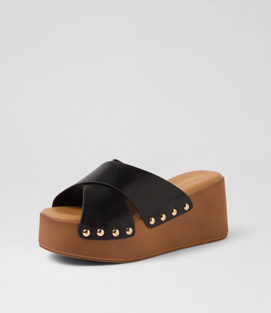 Iver Black Sandals