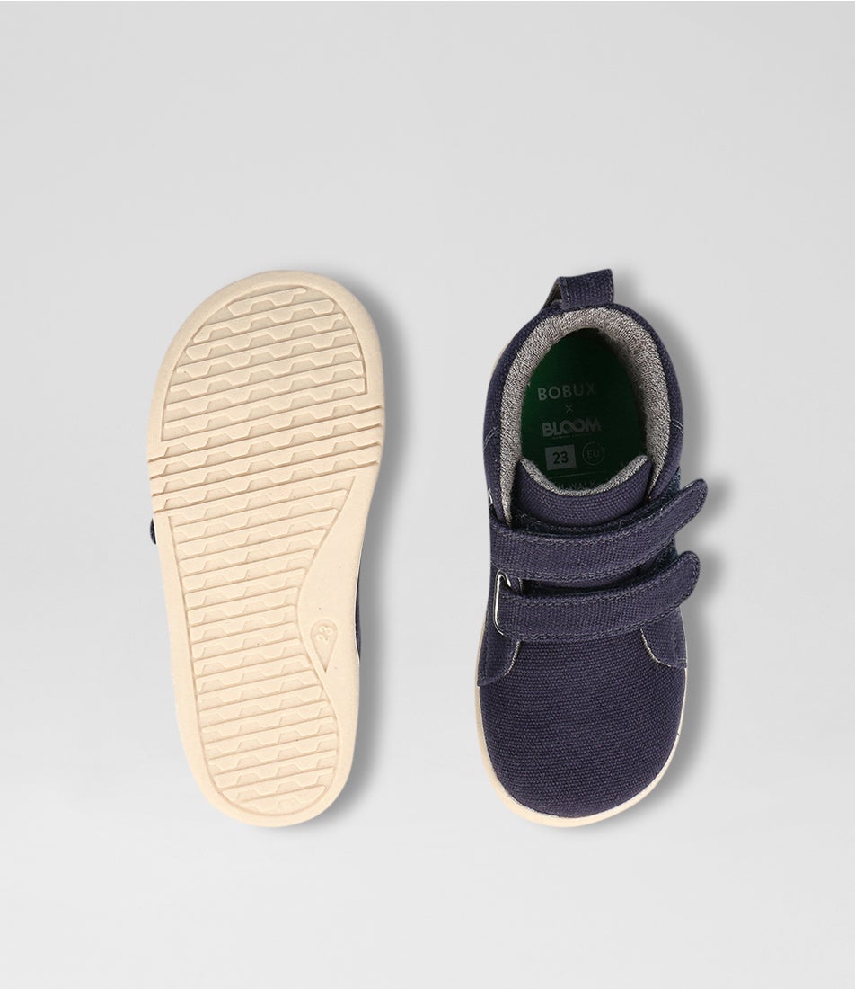 Iw Grass Court High Toddler Navy Canvas Ankle Boots