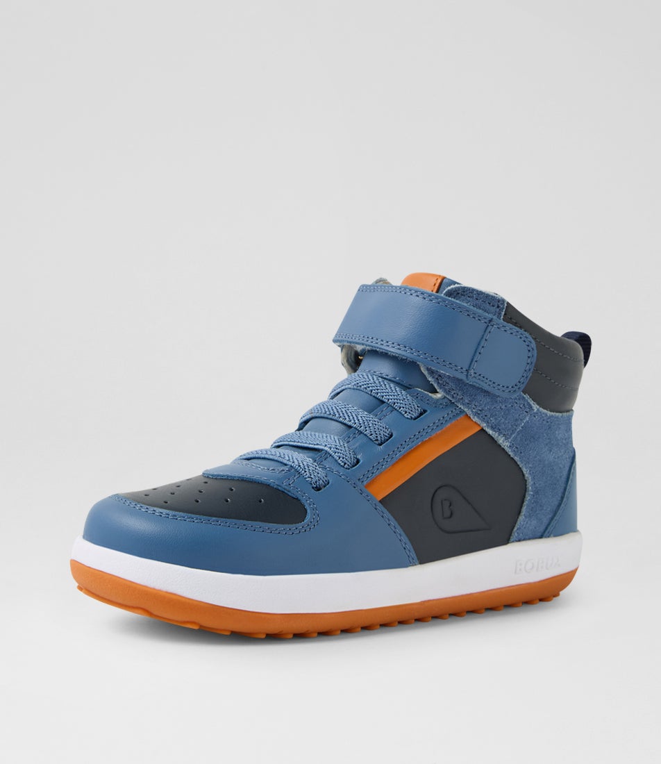 Kp Topspin Junior Elemental Blue Leather Ankle Boots