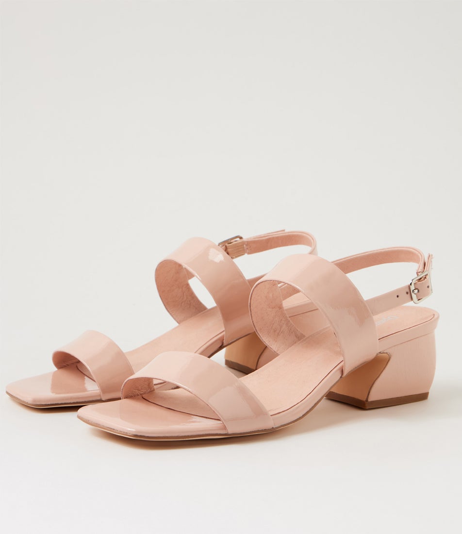 Shaney Pale Pink Patent Leather Sandals