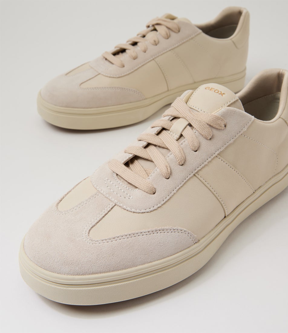 U Baltmoore A Papyrus Leather Sneakers