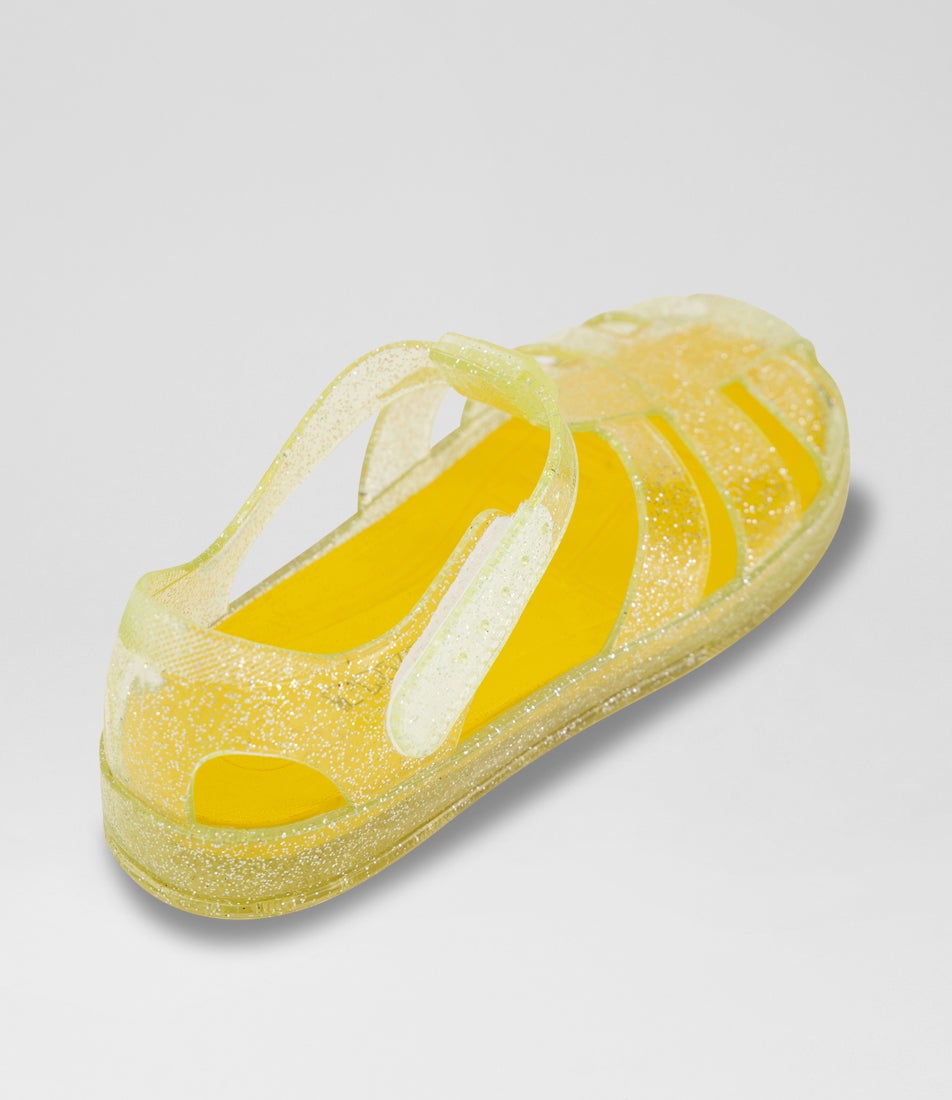 Clear Jelly Toddler Yellow Pvc Sandals