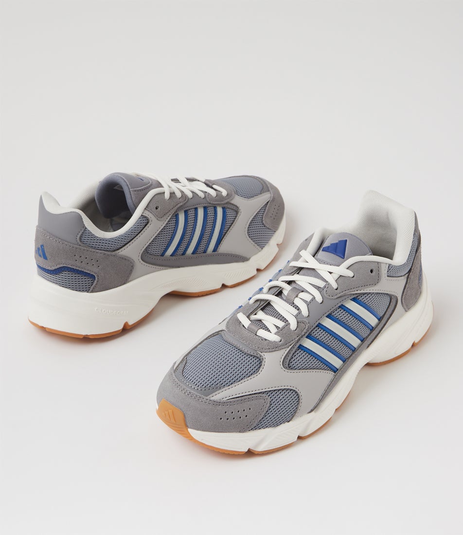 Crazychaos 2000 M Grey White Grey Fabric Sneakers