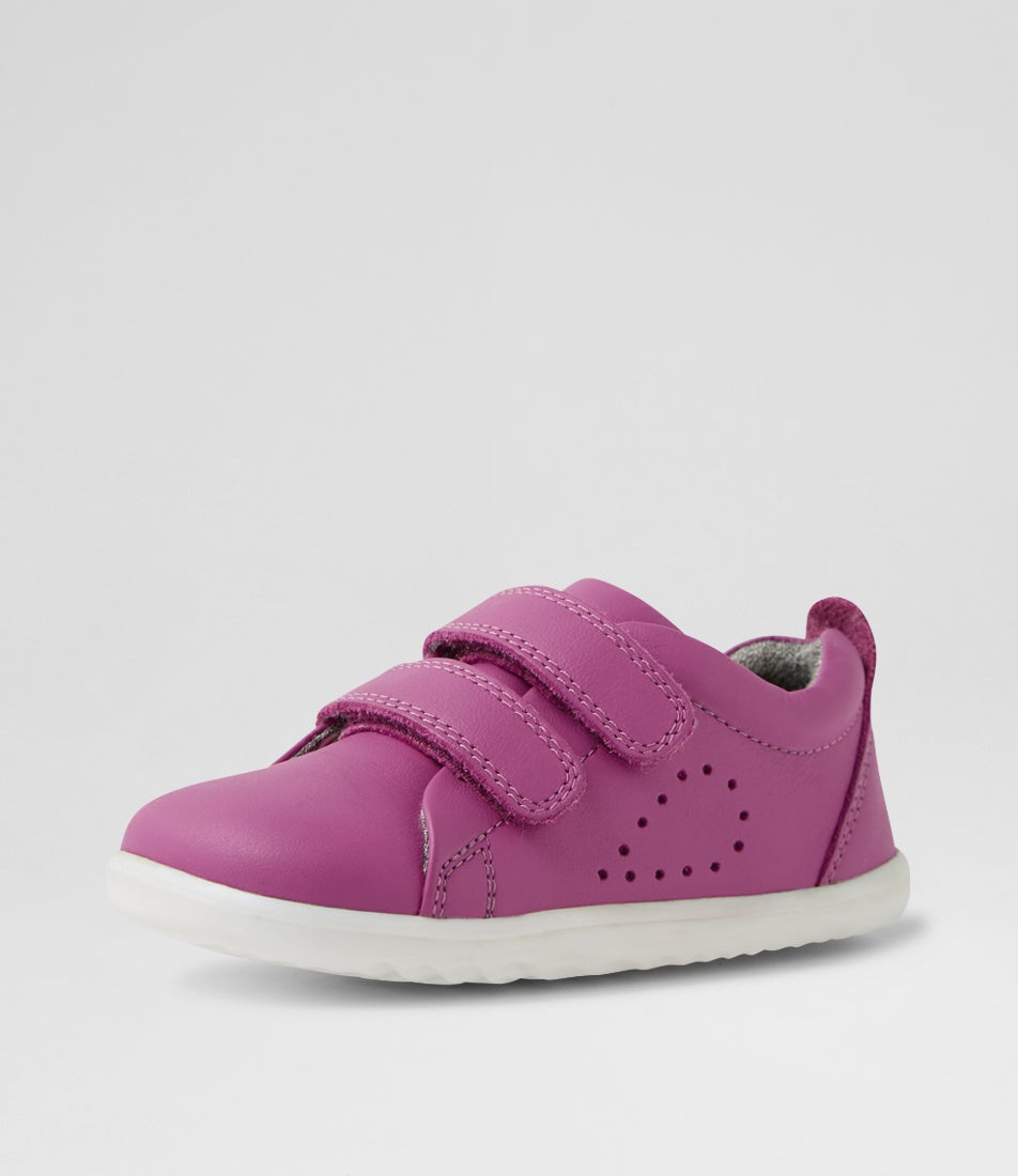 Su Grass Court Infant Cattleya Orchid Leather Sneakers