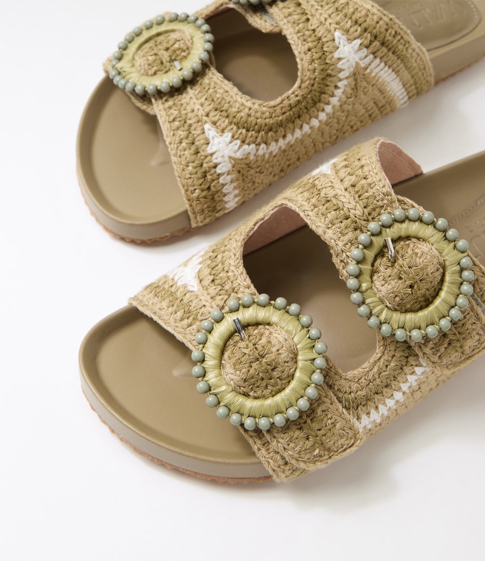 Poet Sage Multi Fabric Slides
