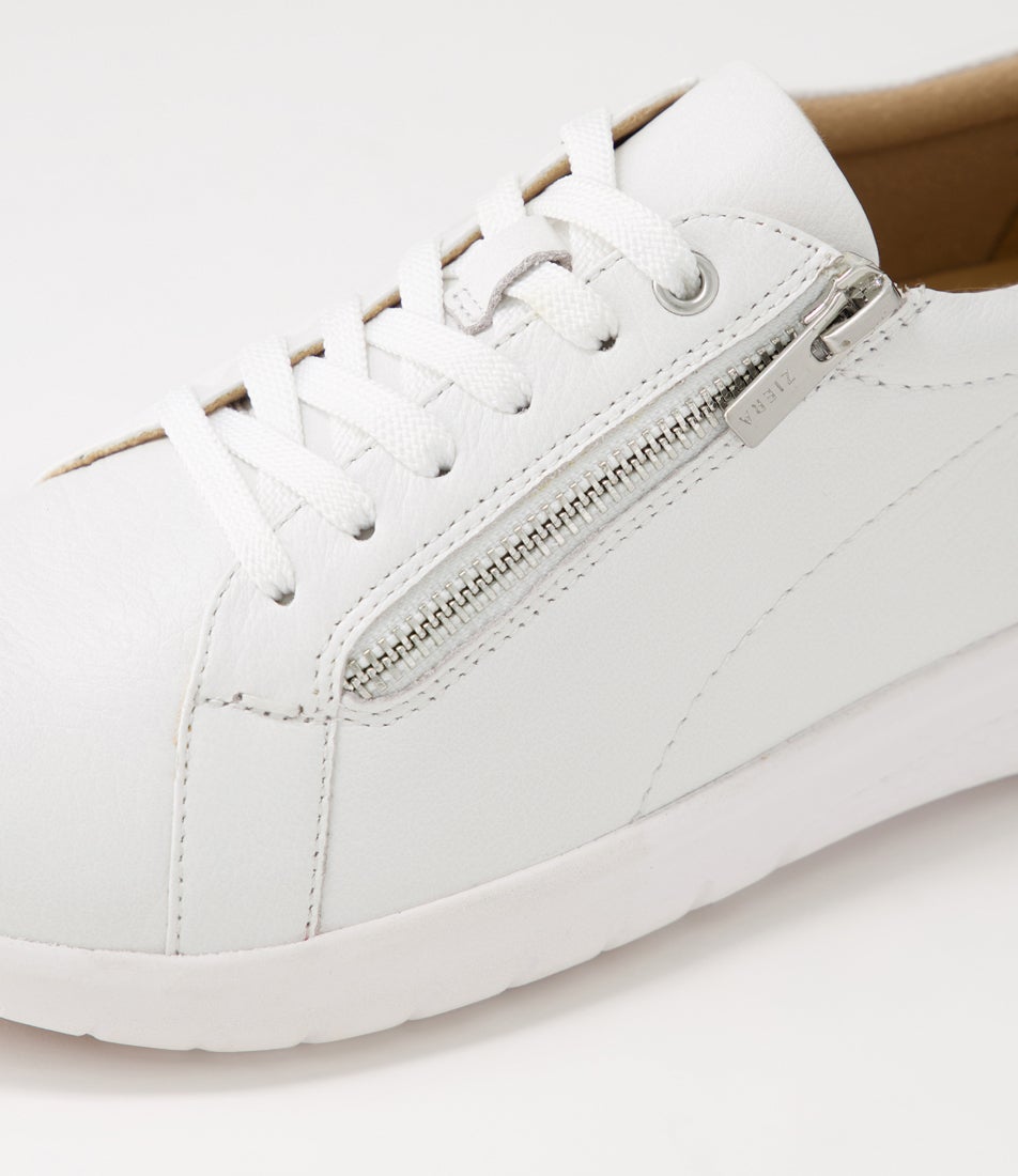 Solar Xf White Leather Sneakers
