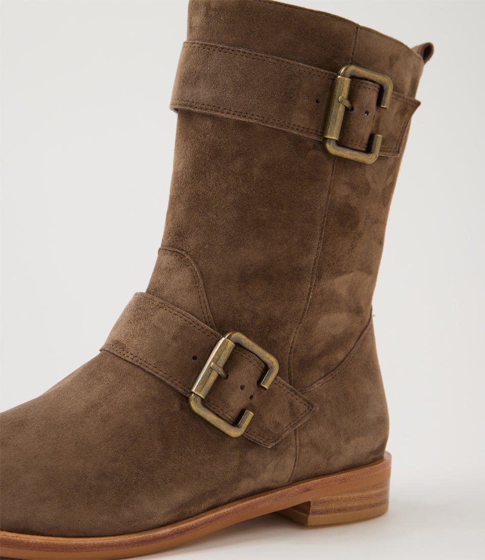Myas Xw Hot Choc Suede Ankle Boots