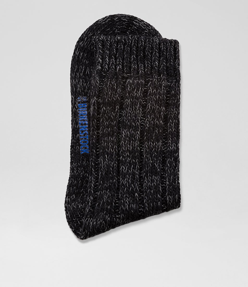 Cotton Twist Black Sock