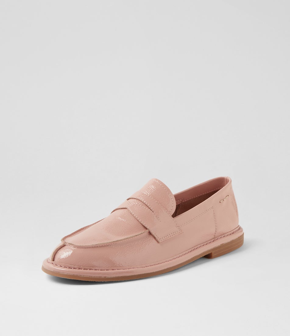 Losette Pink Patent Leather Loafers