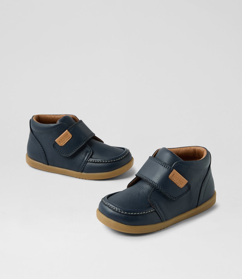 Iw Grover Toddler Navy Leather Ankle Boots