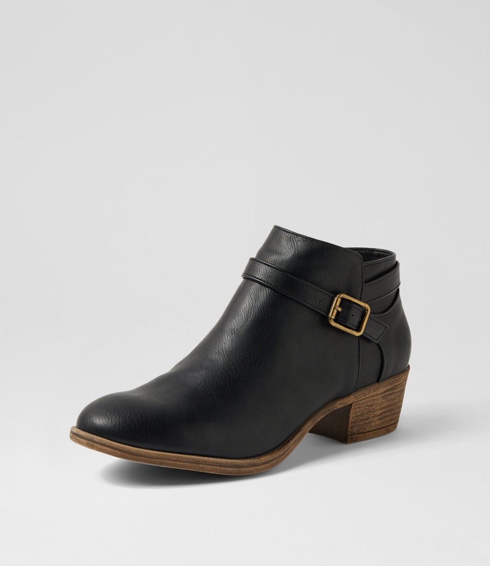Altoner Black Ankle Boots