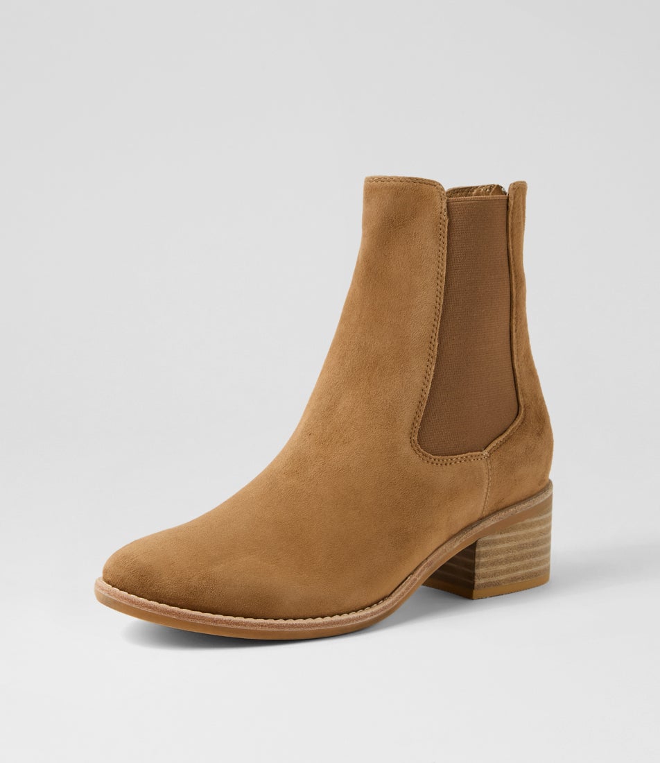 Panord Light Choc Suede Ankle Boots