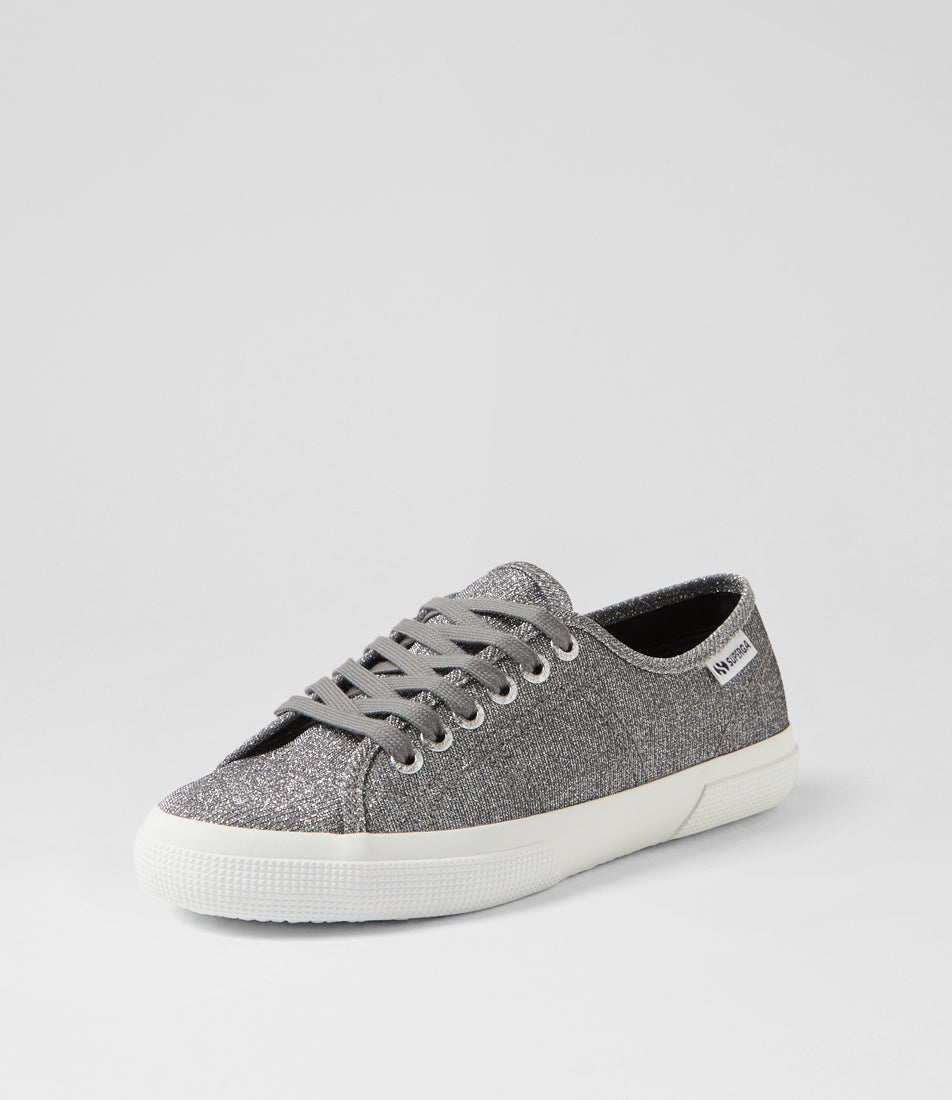 3750 Jersey Lame Leggera Dark Grey Canvas Sneakers