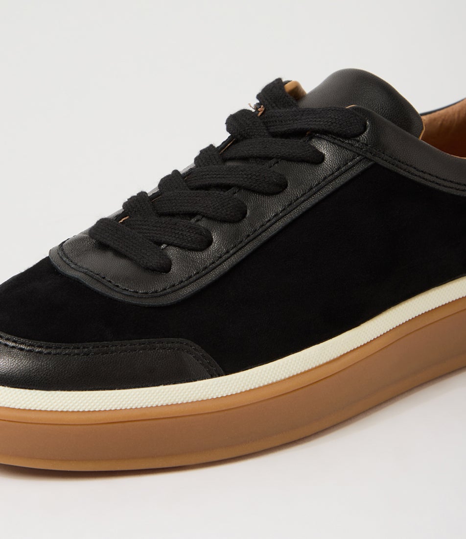 Pointon Black Multi Sneakers