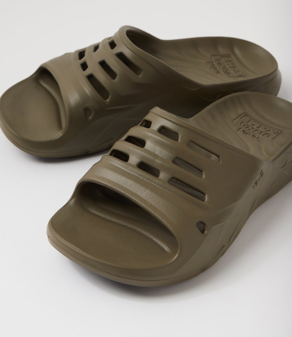 M Apretrail Dark Olive Slides
