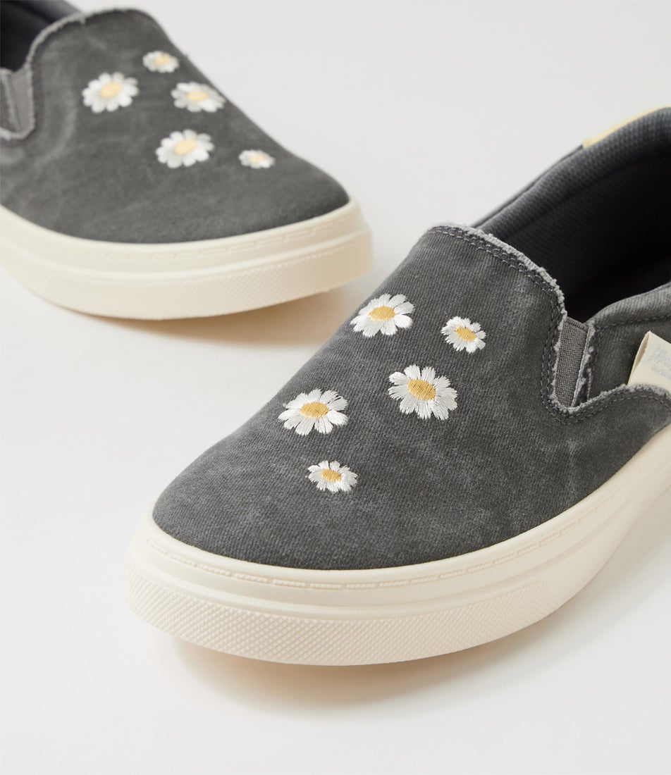 Havasu Charcoal Canvas Sneakers