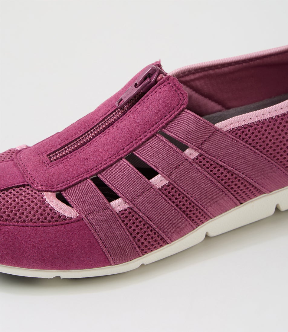 Scottie Plum Lavender Lining Fabric Sneakers Scottie Plum Lavender Lining Fabric Sneakers
