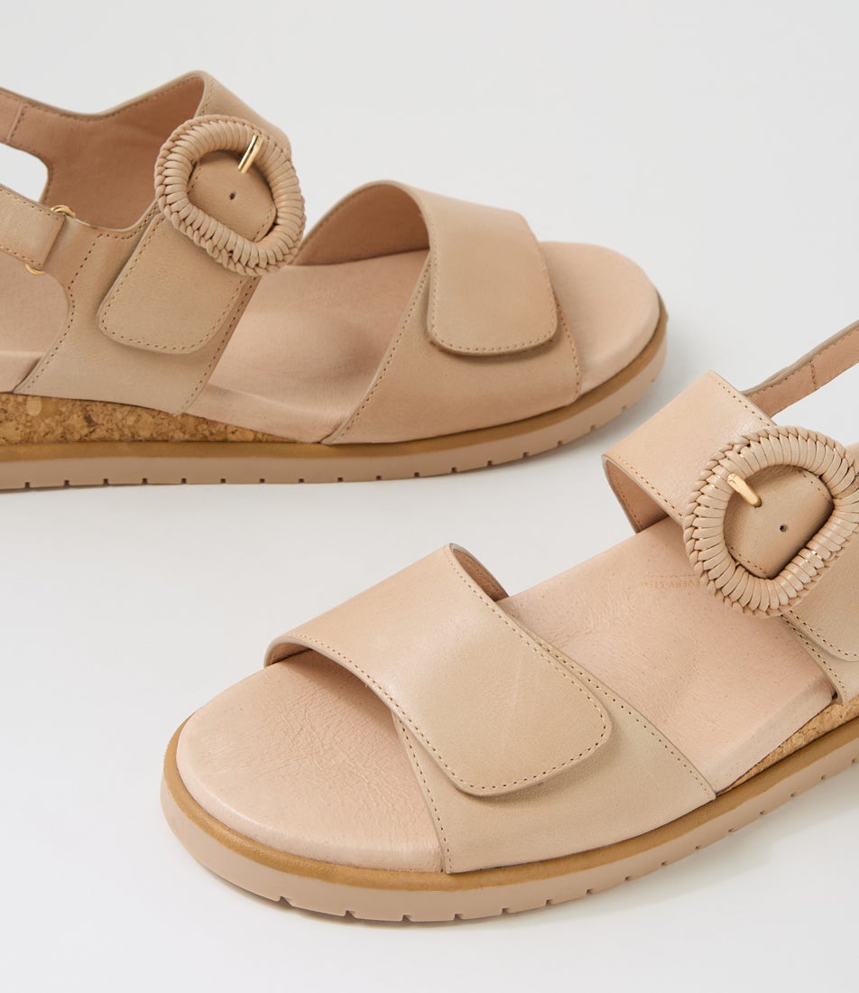 Vatch W Blush Leather Sandals