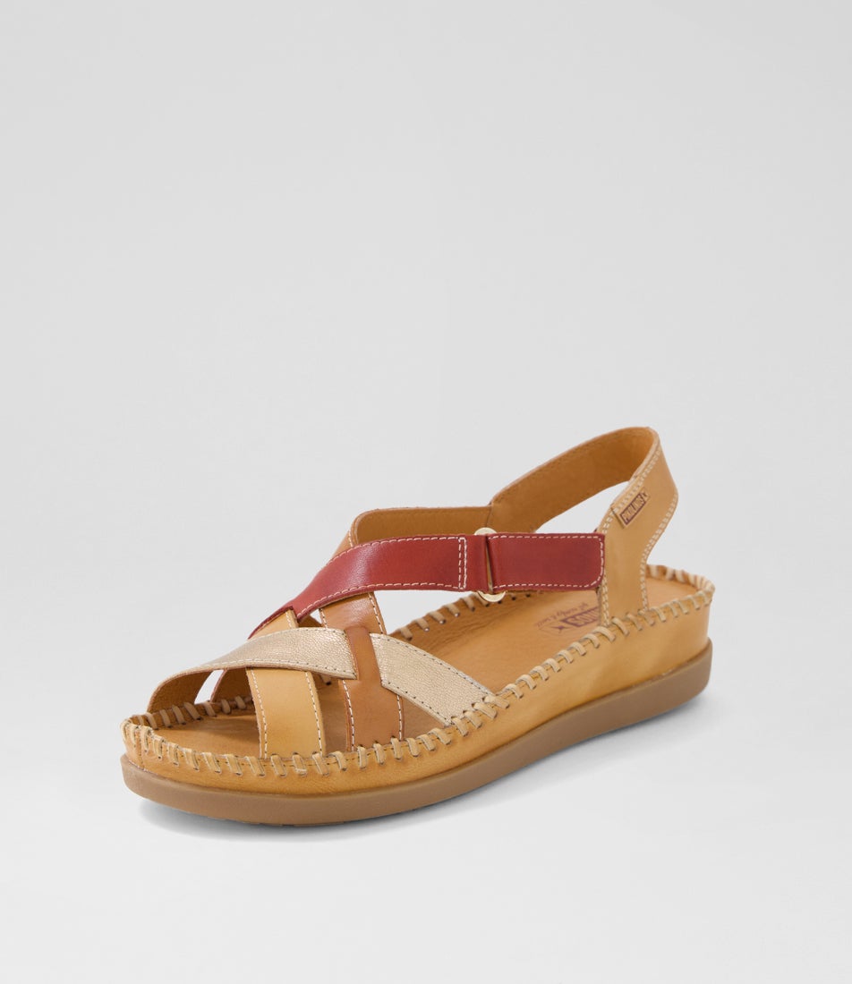 Cadaques 41 Almond Leather Sandals