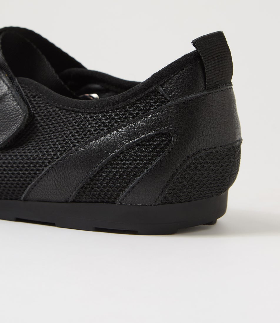 Mindee Black Multi Flat Shoes