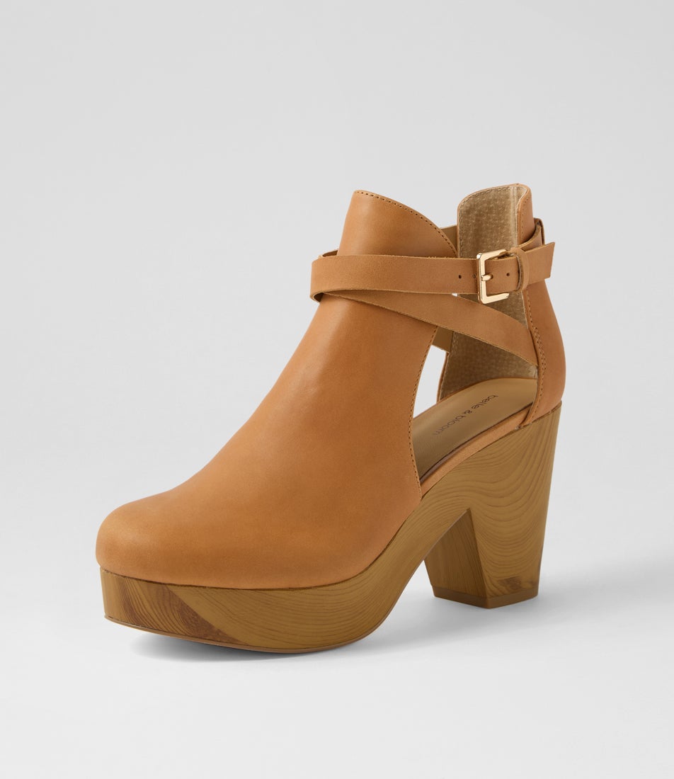 Fearless Tan Leather Heels