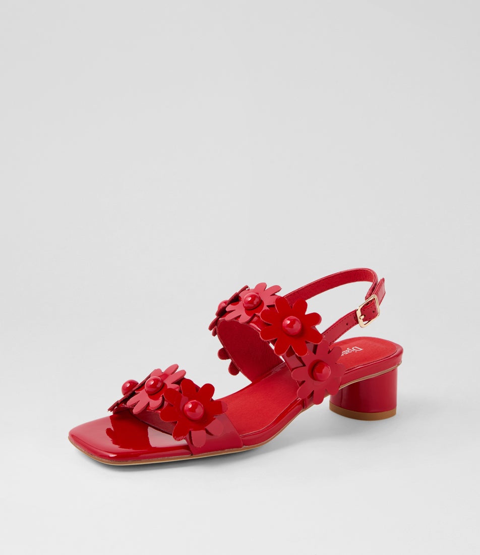 Hatsyl Red Patent Leather Sandals