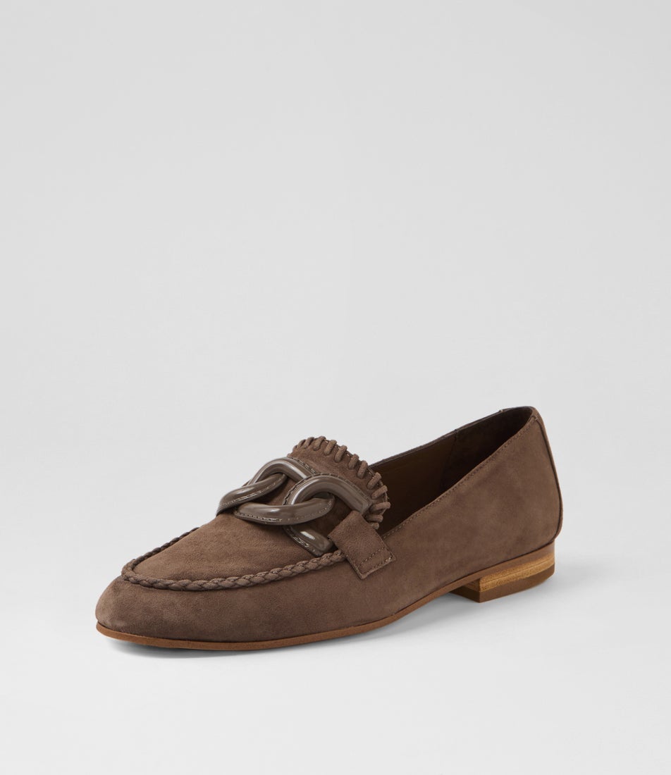 Ilkies Hot Choc Suede Flat Shoes