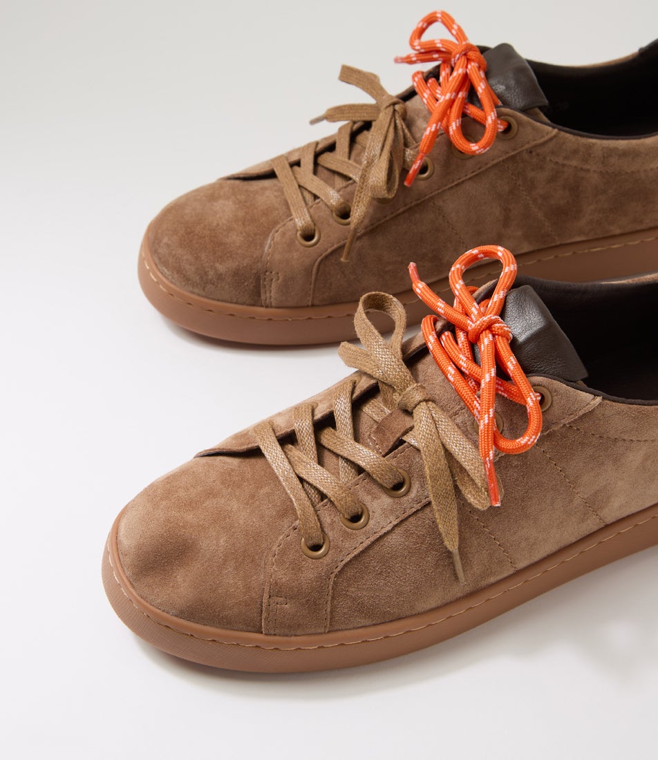 Nelsy Light Choc Suede Sneakers