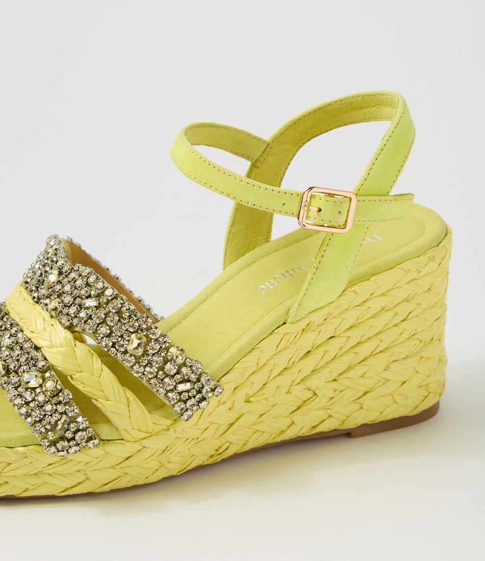 Vallirie Light Citrus Leather Sandals