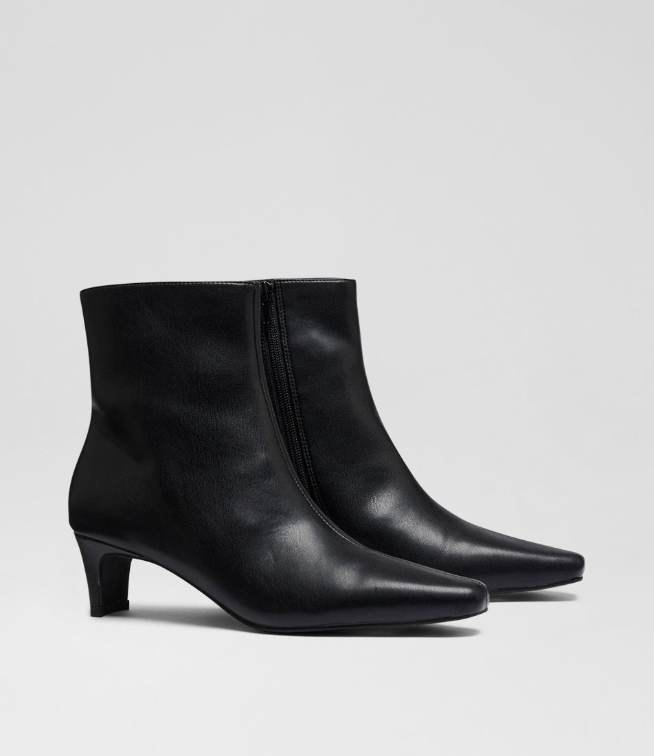 Reese Black Ankle Boots