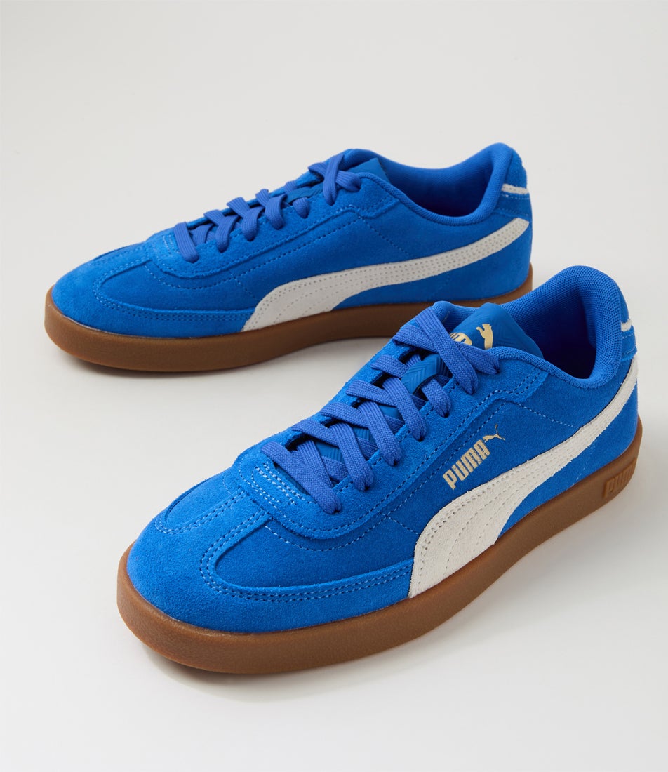Puma Club 2 Era Suede W Mountain Blue White Suede Sneakers