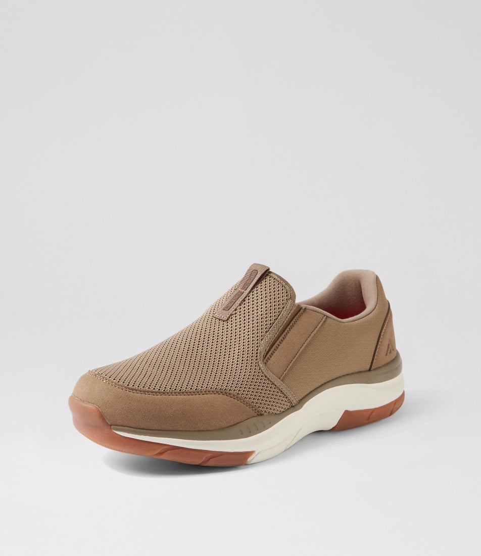 Zake Taupe Mesh Sneakers Zake Taupe Mesh Sneakers